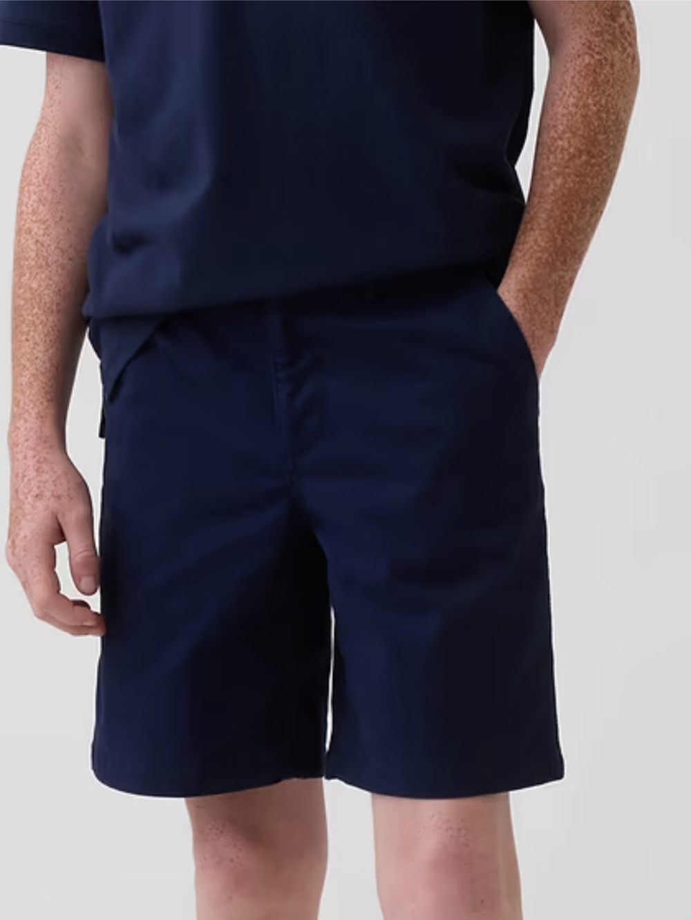 Gap Yourh Khaki Navy Relaxed Fit stretch shorts.   Size 10